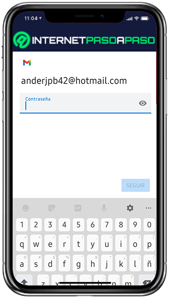 Clave de acceso para agregar correo en Gmail