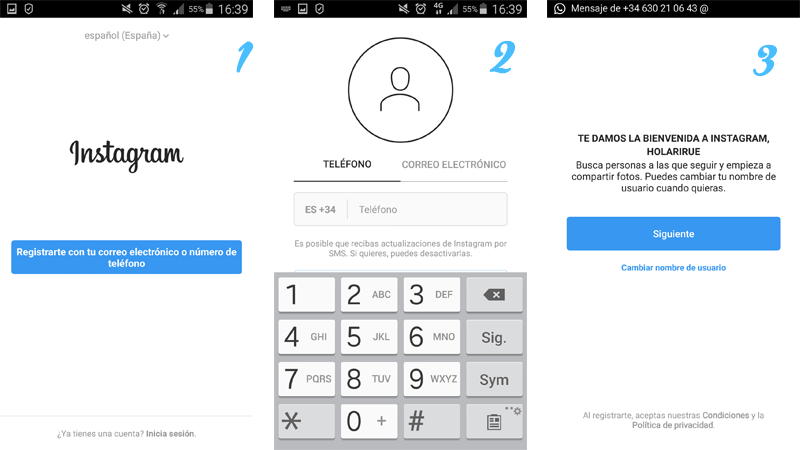 Como abrir cuenta nueva Instagram desde celular movil