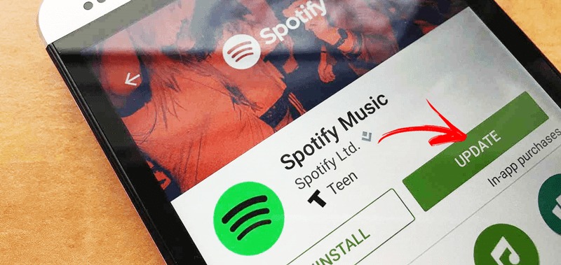 How to update Spotify app for Android