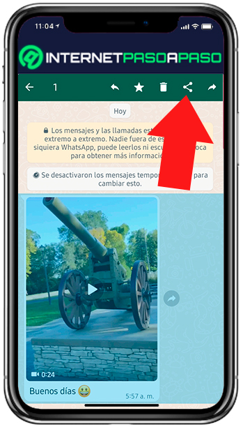 How to share a whatsapp video on gmail