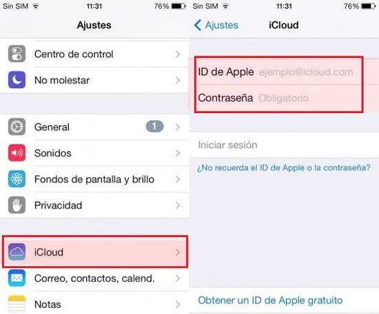 Como configurar cuenta correo iCloud en iPhone