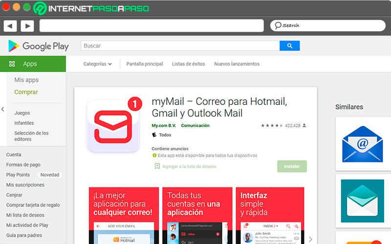 How to install MiMayl email client on Android