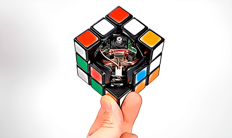 Como sacado del futuro, así es el cubo Rubik que levita