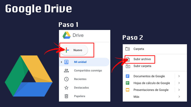 Compartir archivos pesados con Google Drive