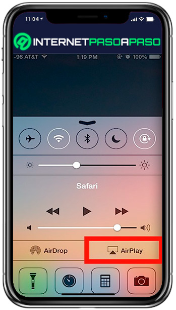 Share iPhone screen with AirPlay