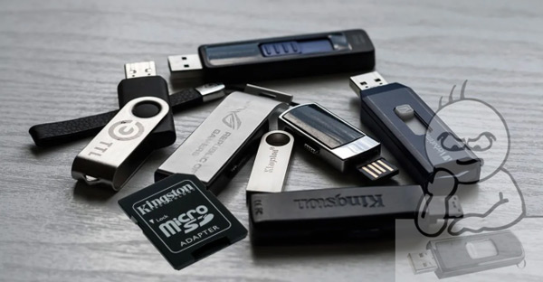 Comprobar el estado de las tarjetas de memoria y unidades USB