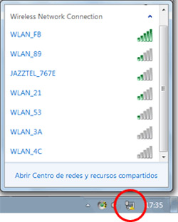 Conectar Windows 7 a red Wifi