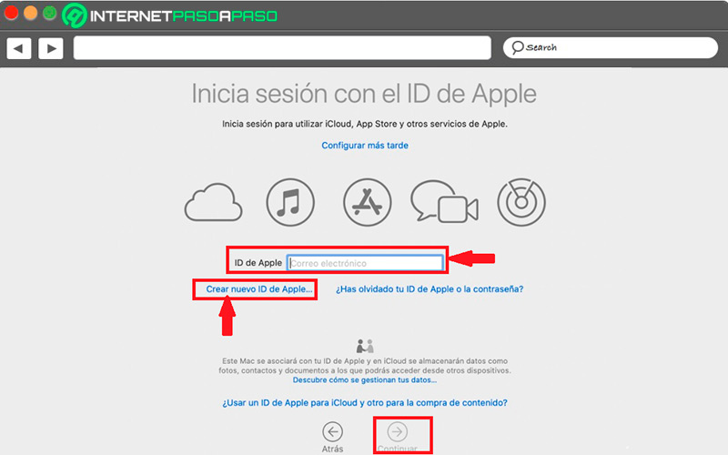 Configurar Apple ID