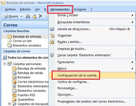 Configurar cuenta correo Movistar en Outlook