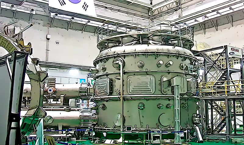 Construimos reactor nuclear en Corea que alcanza los 100 millones de grados centigrados