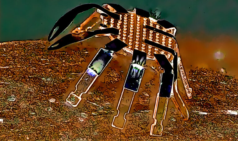 Construyen un cangrejo robot mas pequeno que una pulga y esto es lo que puede hacer Sorprendente