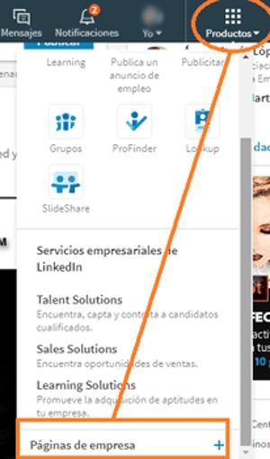 Create a company page on Linkedin