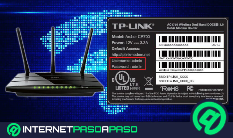 Cuales son los datos de usuario y contraseña por defecto para entrar en cualquier router 2019