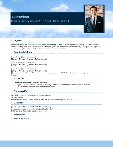 Blue Sky Resume