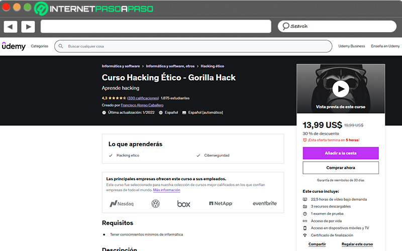 Curso Hacking ético Gorilla Hack
