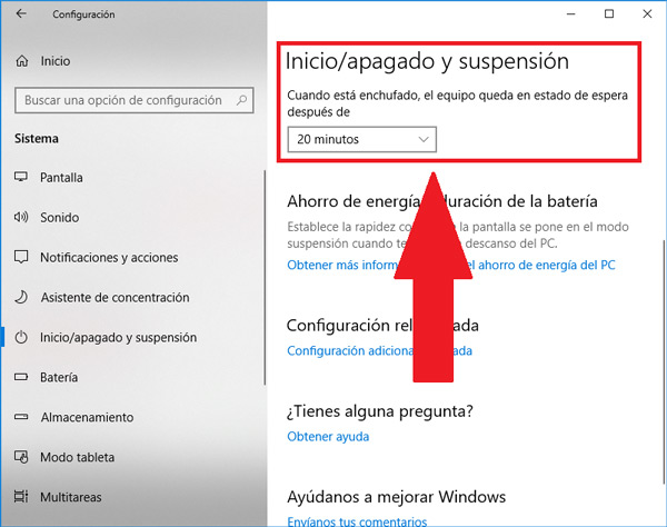 Cómo desactivar que se apague la pantalla del monitor de forma automática en Windows 10