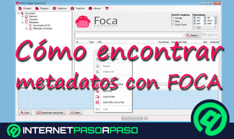 Cómo encontrar metadatos en todo tipo de documentos con FOCA