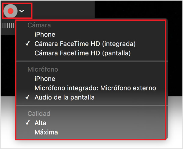 Cómo grabar la pantalla con vídeos reproducidos en un teléfono iPhone sin iOS 11