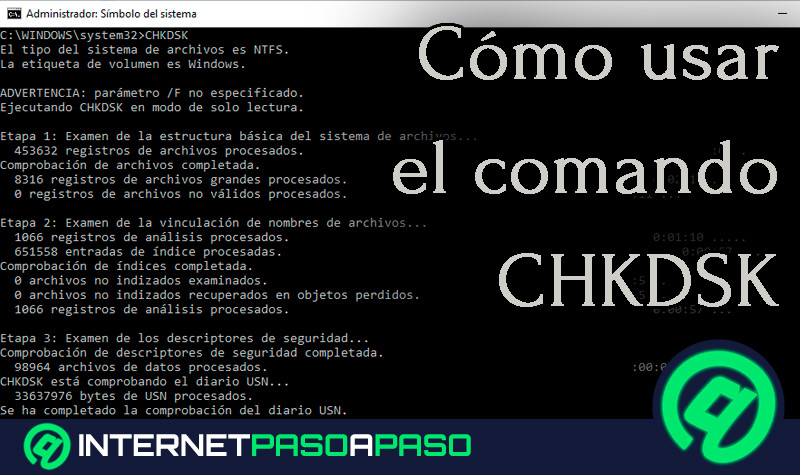 Cómo utilizar el comando CHKDSK y sacarle el máximo provecho en Windows 7