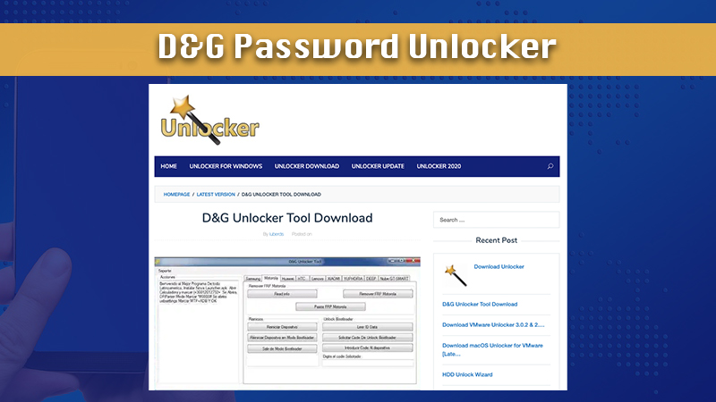 D&G Password Unlocker