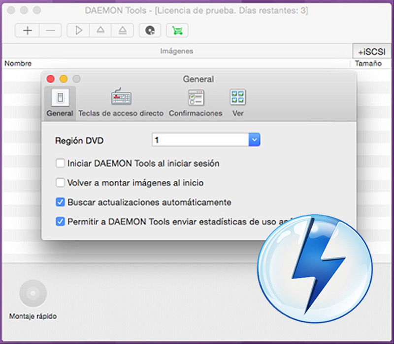 Daemon tools for Mac