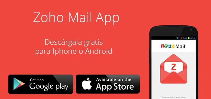 Descarga e instalar la app de Zoho Mail en Android e iOS