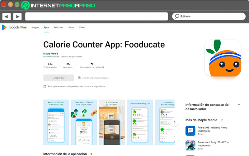 Descargar Calorie Counter App Fooducate
