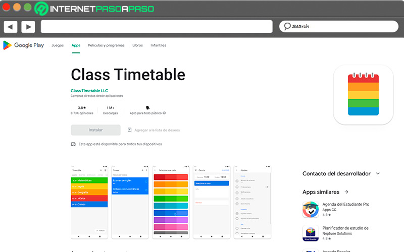 Descargar Class Timetable