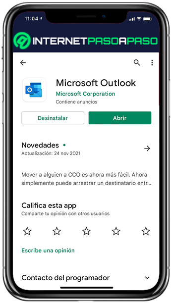 Descargar Outlook desde Google Play