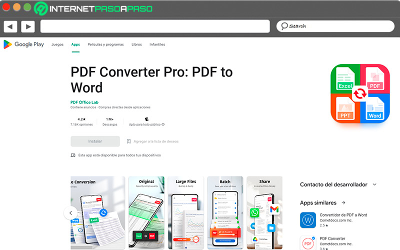 Descargar PDF Converter Pro PDF to Word