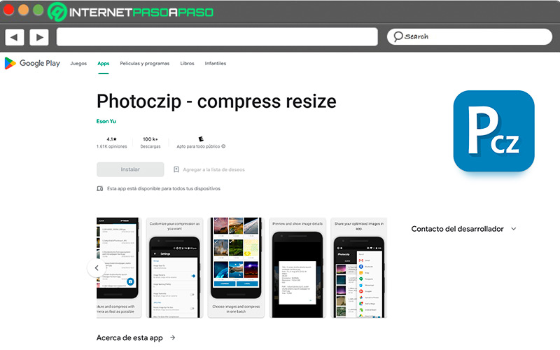 Descargar Photoczip – Compress Resize