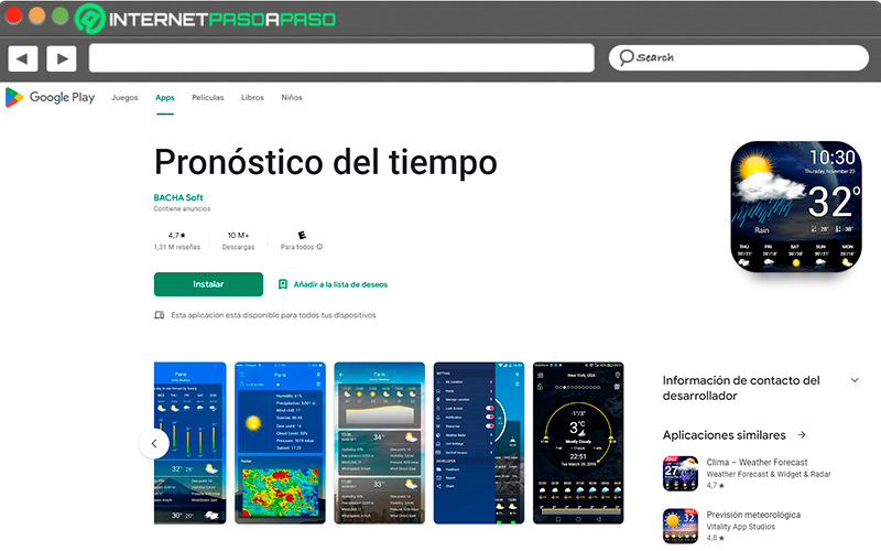 Descargar Pronóstico del tiempo