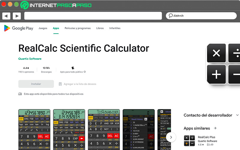 Descargar RealCalc Scientific Calculator