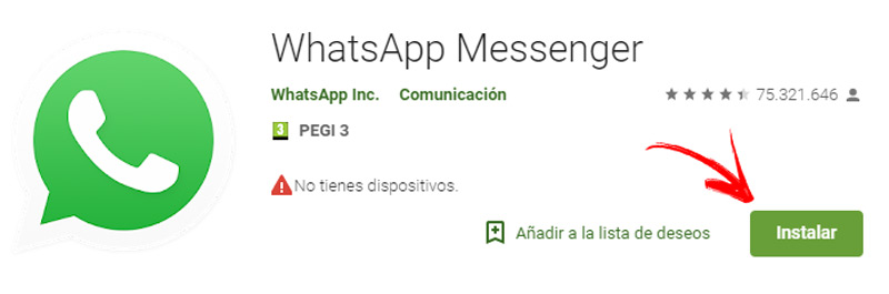 Descargar e instalar WhatsApp Messenger en Android
