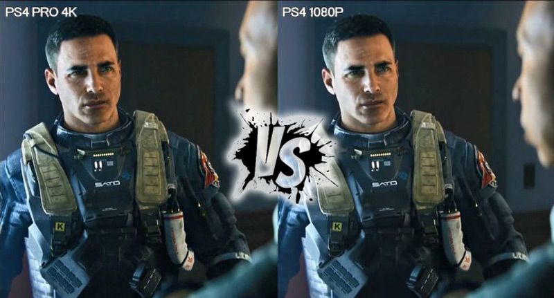 Diferencias en resolucion calidad imagen PS4 vs PS4 Pro