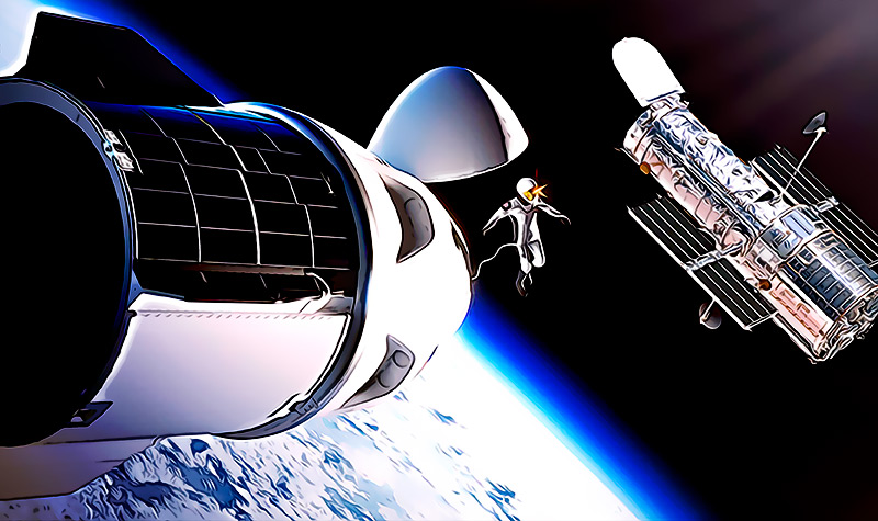 Dinerito dinerito SpaceX ganara mas millones con la NASA para alargar la vida del telescopio espacial Hubble