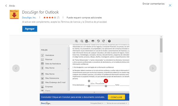 DocuSign for Outlook 