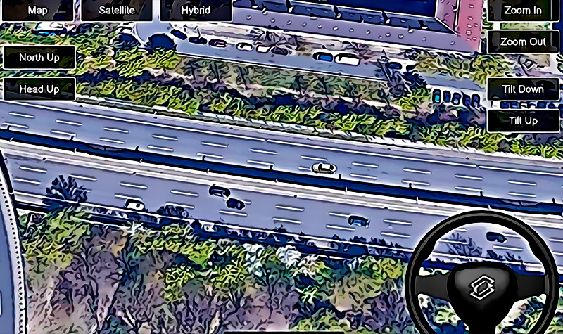 Driving Simulator herramienta para conducir virtualmente por Google Maps