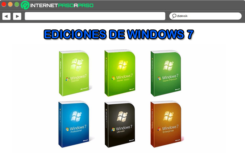 Ediciones de Windows 7 ¿Qué son y cuáles son todas las que existen?
