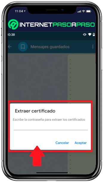 Ejecuta el certificado digital en tu smartphone