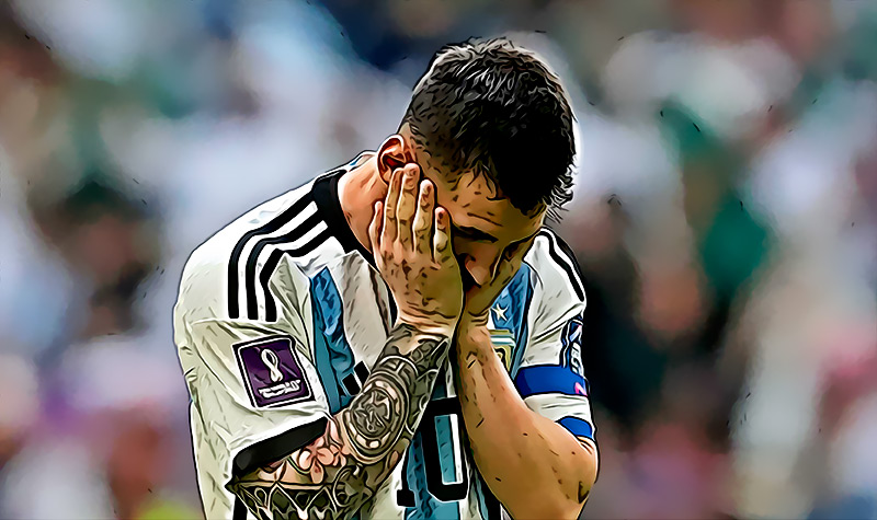 El fan token de la seleccion de Argentina cae tras su derrota en el Mundial