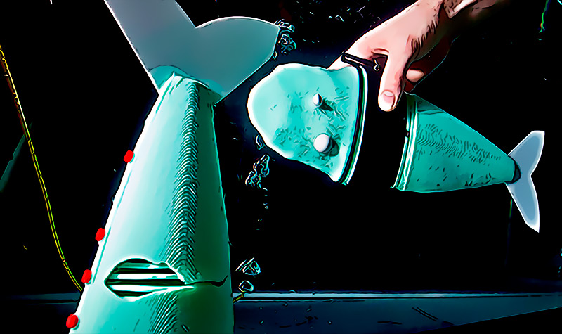 El pez robot biónico para eliminar plástico del océano