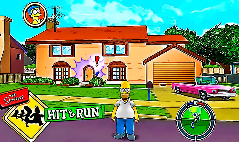 El remake de 'The Simpson; Hit & Run' en una Springfield de mundo abierto demuestra el potencial enorme del Unreal Engine 5