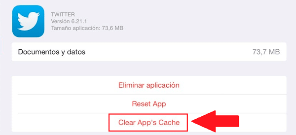 Clear cache data