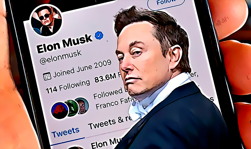 Elon Musk sedujo desnudo y abandono Twitter