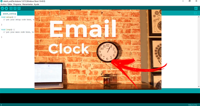 Checking Clock para conocer nuevos correos electrónicos