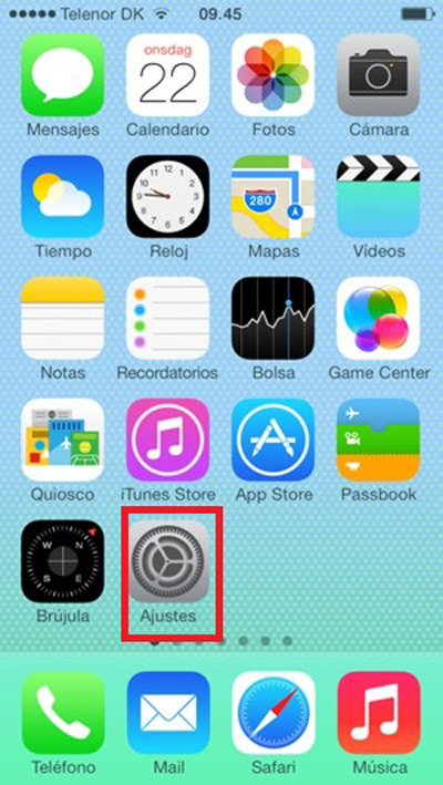 En iOS/iPhone