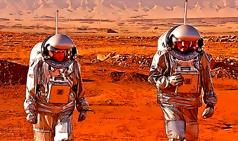 Encuentran arcilla en suelo marciano que elevaría la posibilidad de que en el pasado hubo vida en Marte