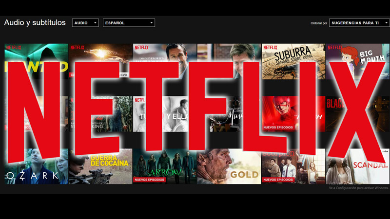 Entrar menu oculto Netflix