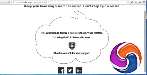 Epic privacy browser